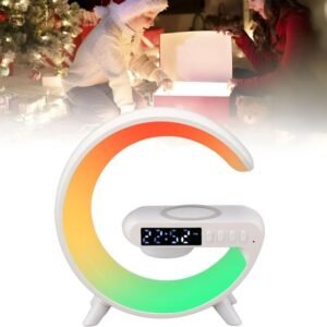 G63-Multi-Functional-LED Clock-Display-Speaker-Wireless-Charging-Bluetooth-Speaker-with-Atmosphere-Night-Lamp-&-Alarm-Clock-8