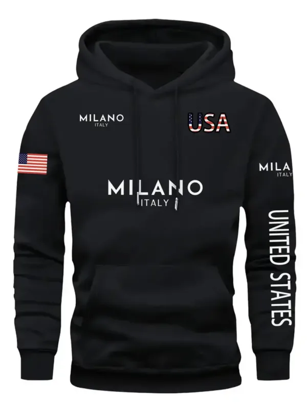 MILANO-USA-ITALY-Mens-Black-Hoodie-Stylish-Letter-Print-Sweatshirt-with-Kangaroo-Pocket-1