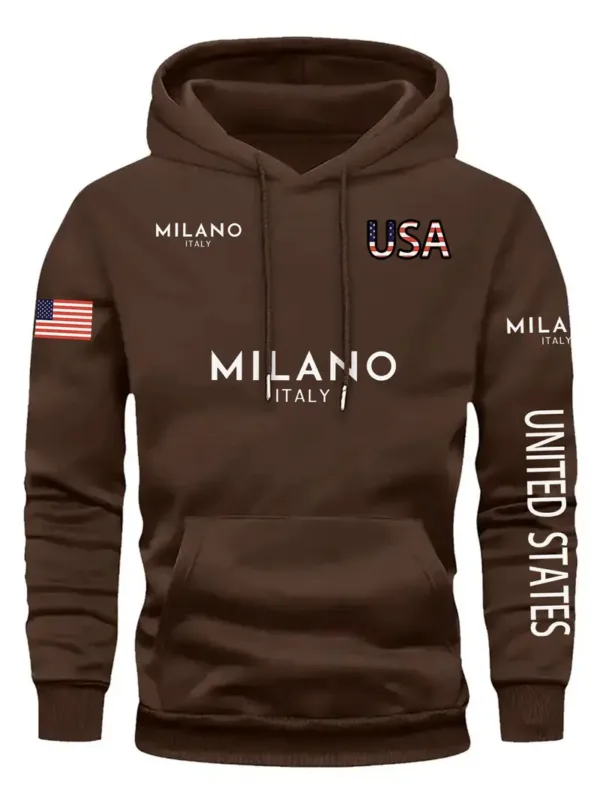 MILANO-USA-ITALY-Mens-Coffee-color-Hoodie-Stylish-Letter-Print-Sweatshirt-with-Kangaroo-Pocket-1